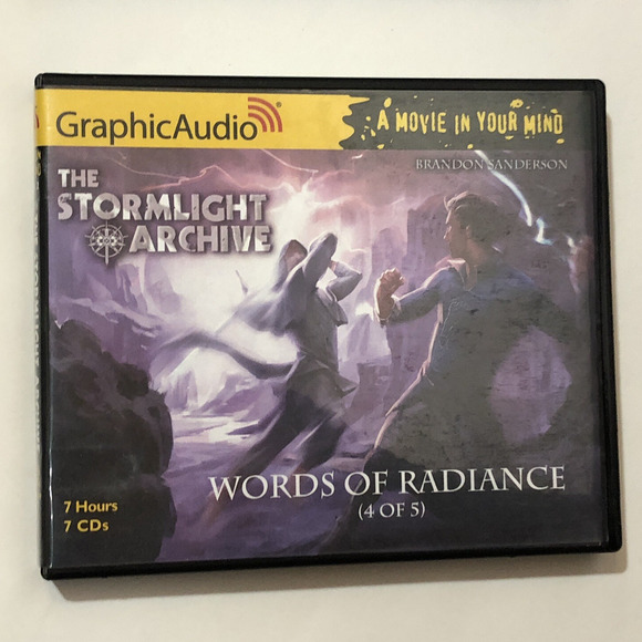 Words of Radiance Book 4 Audiobook CD Set Graphic Audio by Stormlight Archive - Picture 1 of 4